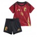 Maillot de foot Belgique Wout Faes #4 Domicile vêtements enfant Europe 2024 Manches Courtes (+ pantalon court)